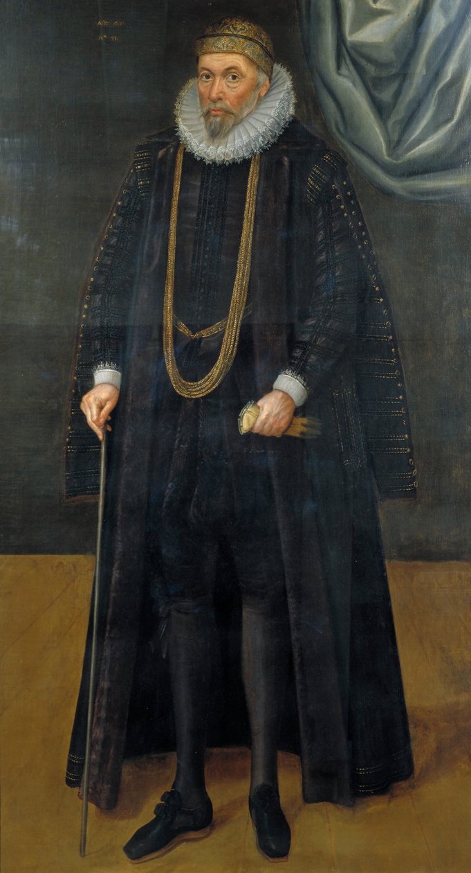 Sir John Garrard, Burgemeester in 1601 door Daniel Mytens