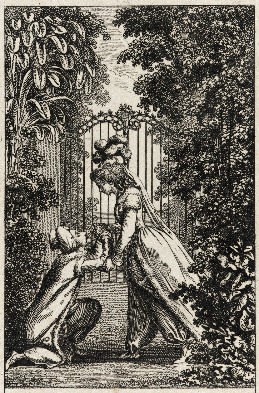Adelheim van Veltheim door Daniel Nikolaus Chodowiecki