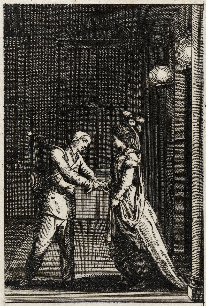 Adelheim von Veltheim door Daniel Nikolaus Chodowiecki