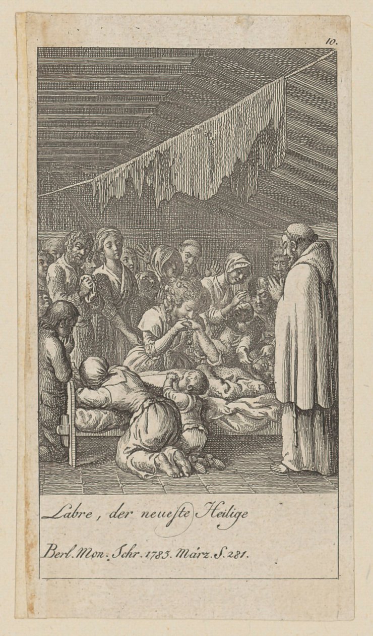 Blad 10 uit de reeks "Modedwaasheden" door Daniel Nikolaus Chodowiecki