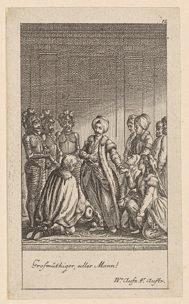 Pagina 12 van de aflevering "Adelheid von Veltheim" door Daniel Nikolaus Chodowiecki
