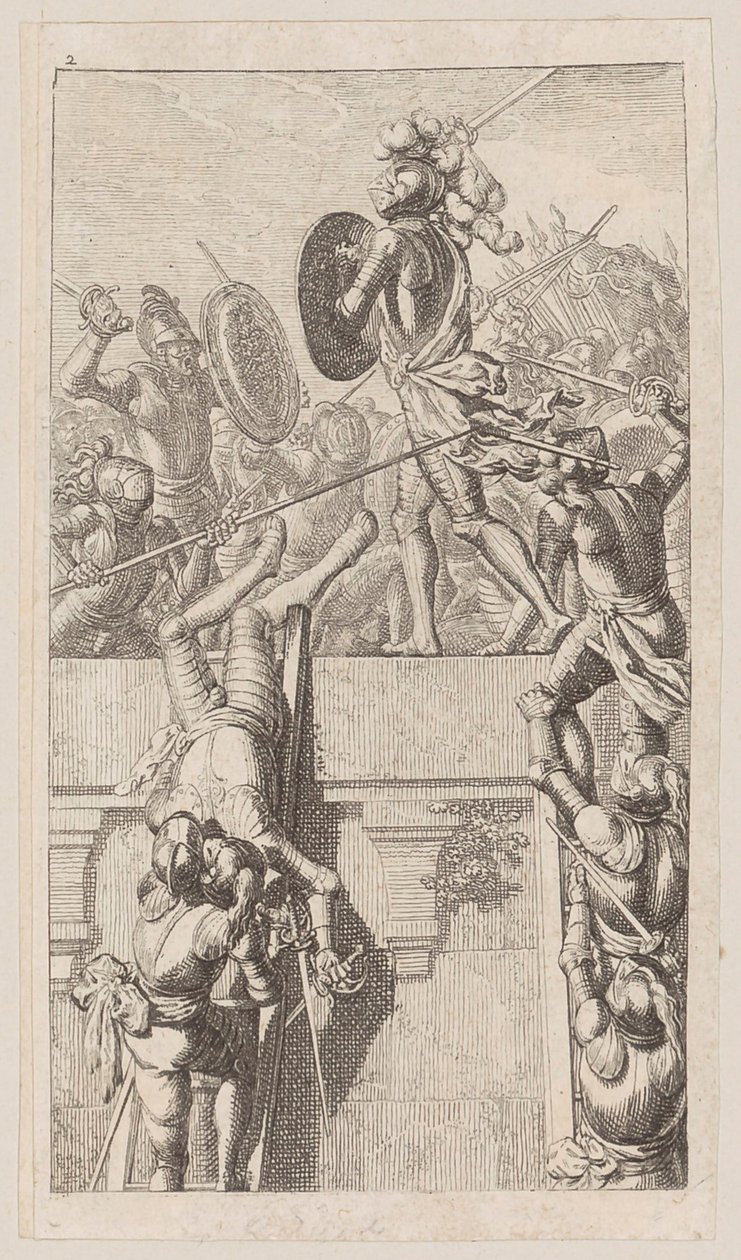 Blad 2 bij „Pruisisch-Brandenburgse staatsgeschiedenis“, tweede deel door Daniel Nikolaus Chodowiecki