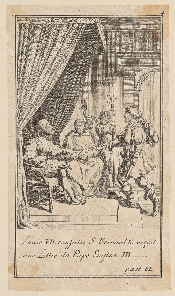 Blad 4 bij „Historie de Croisades” van Joh. Christoph Mayer door Daniel Nikolaus Chodowiecki