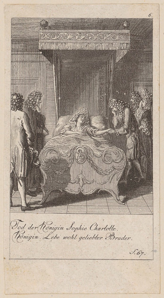Blad 6 uit de reeks “Brandenburgse geschiedenis” door Daniel Nikolaus Chodowiecki