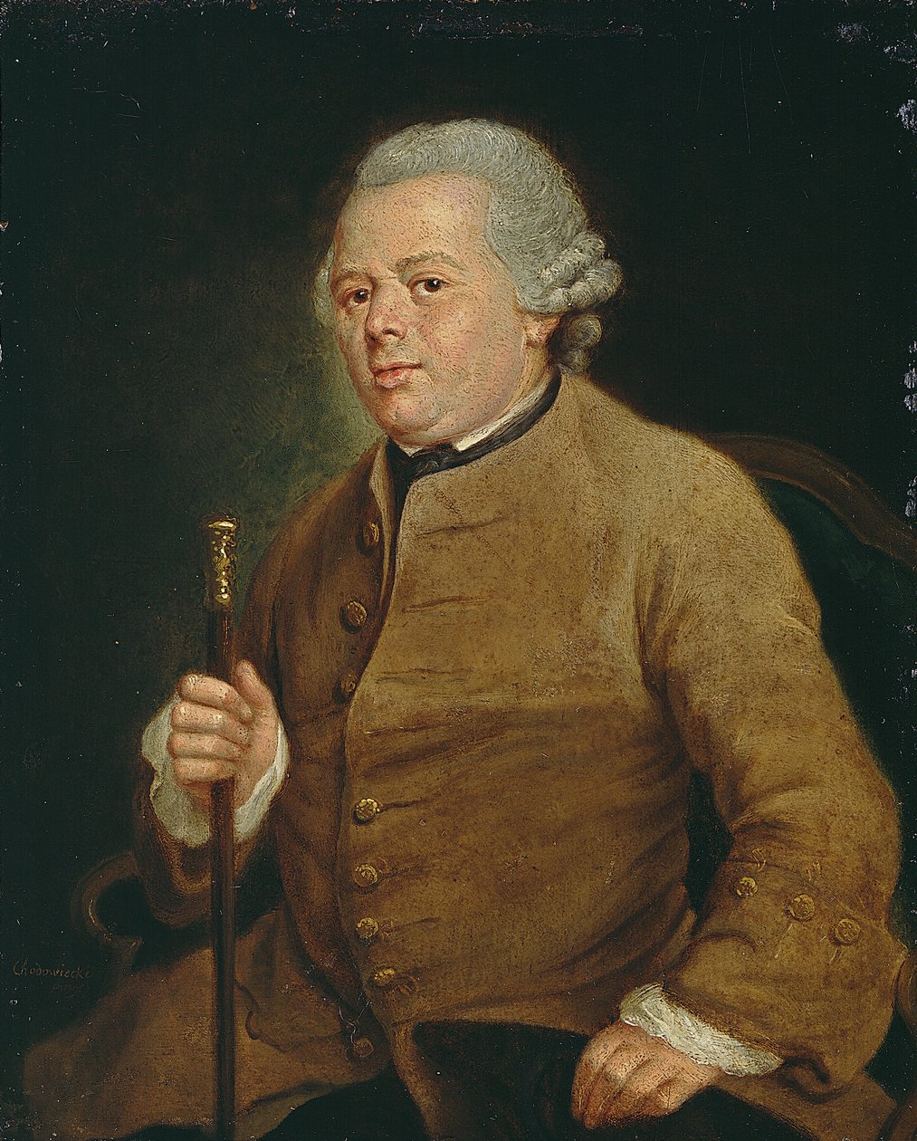 De koopman Marcus Levin (overleden 1790) door Daniel Nikolaus Chodowiecki
