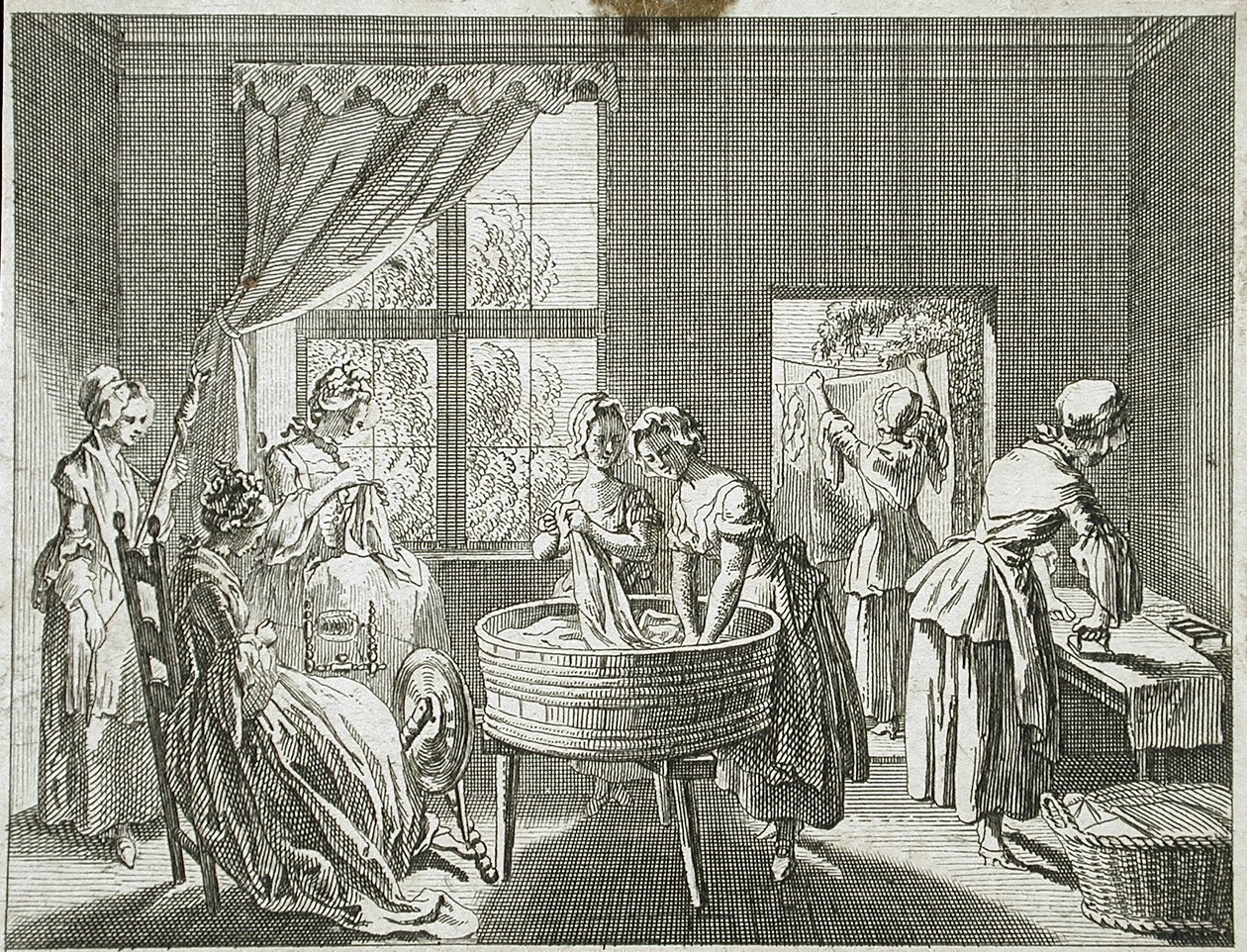 Illustratie voor Basedows “Elementair werk” door Daniel Nikolaus Chodowiecki