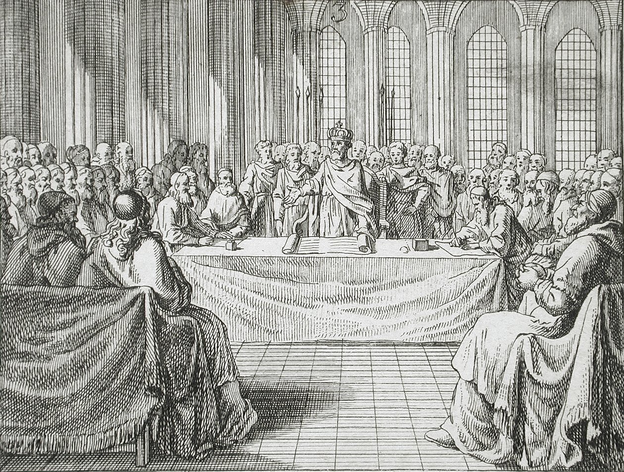 Illustratie voor Basedows “Elementair werk” door Daniel Nikolaus Chodowiecki