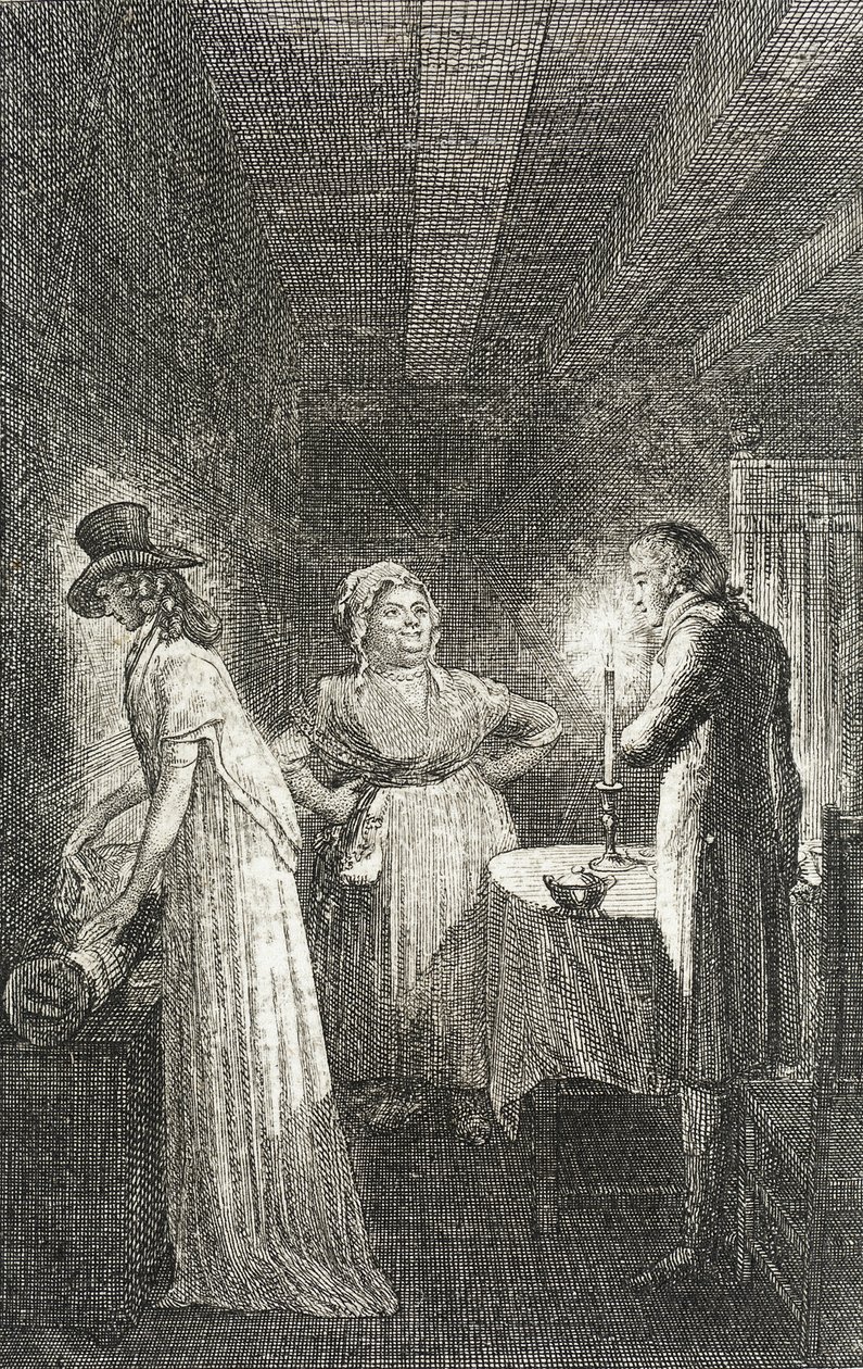 Illustratie voor “Beckers almanak voor 1799” door Daniel Nikolaus Chodowiecki