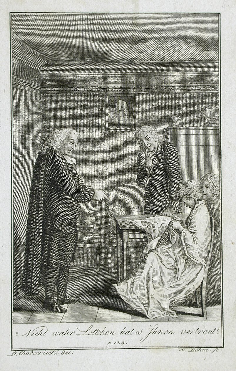 Illustratie bij Beckers zakboek voor 1799 door Daniel Nikolaus Chodowiecki