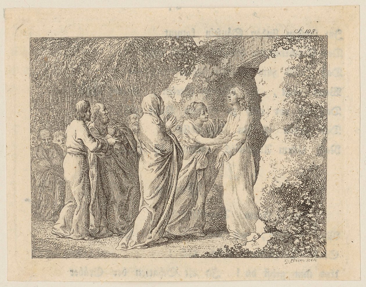Lazarus, of de viering van de Verrijzenis door Daniel Nikolaus Chodowiecki