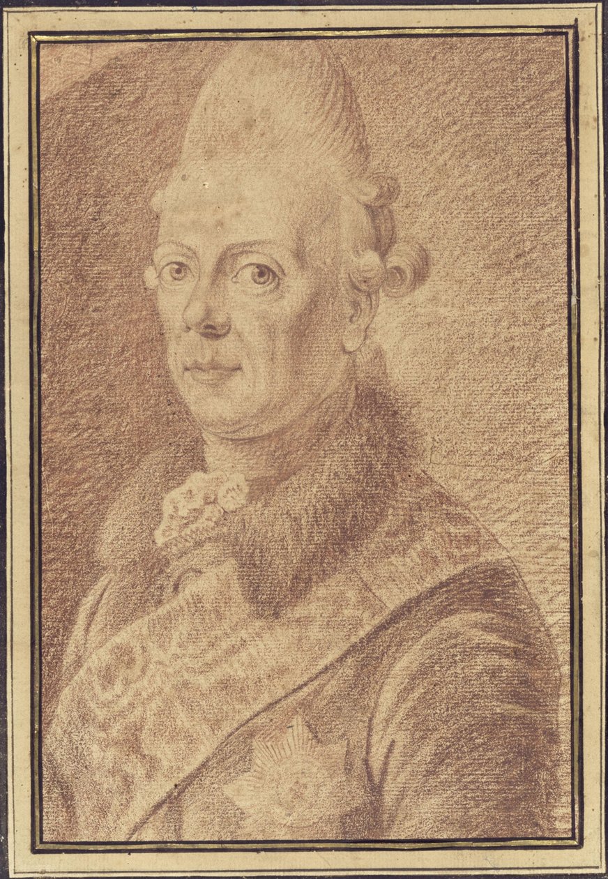 Prins Hendrik van Pruisen, borstbeeld door Daniel Nikolaus Chodowiecki