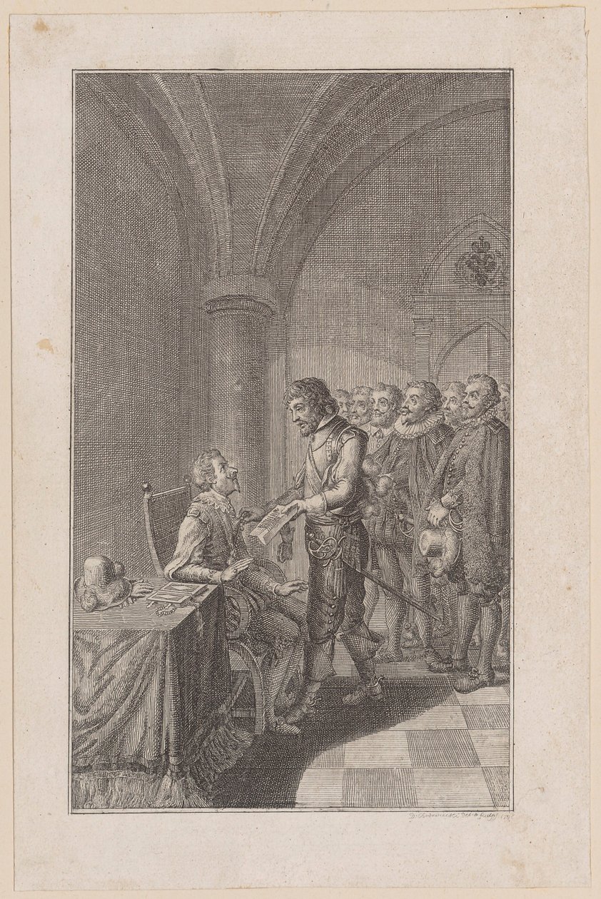 Protestantse standen van Oostenrijk willen toetreden tot de Confederatie door Daniel Nikolaus Chodowiecki