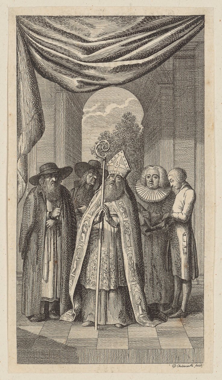 Titelgravure voor Salzmanns „Carl von Carlsberg”, vierde deel door Daniel Nikolaus Chodowiecki