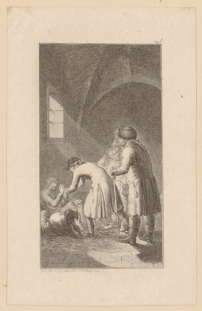 Titelgravure voor Westphals ‘Wilhelm Edelwald’, tweede deel door Daniel Nikolaus Chodowiecki