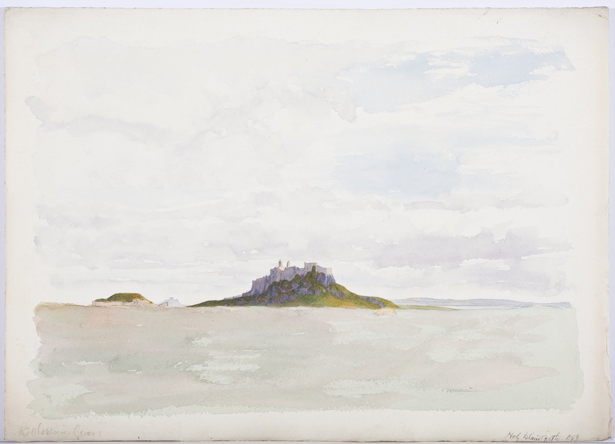 Heilig Eiland Kasteel, 1893 door Daniel Oliver