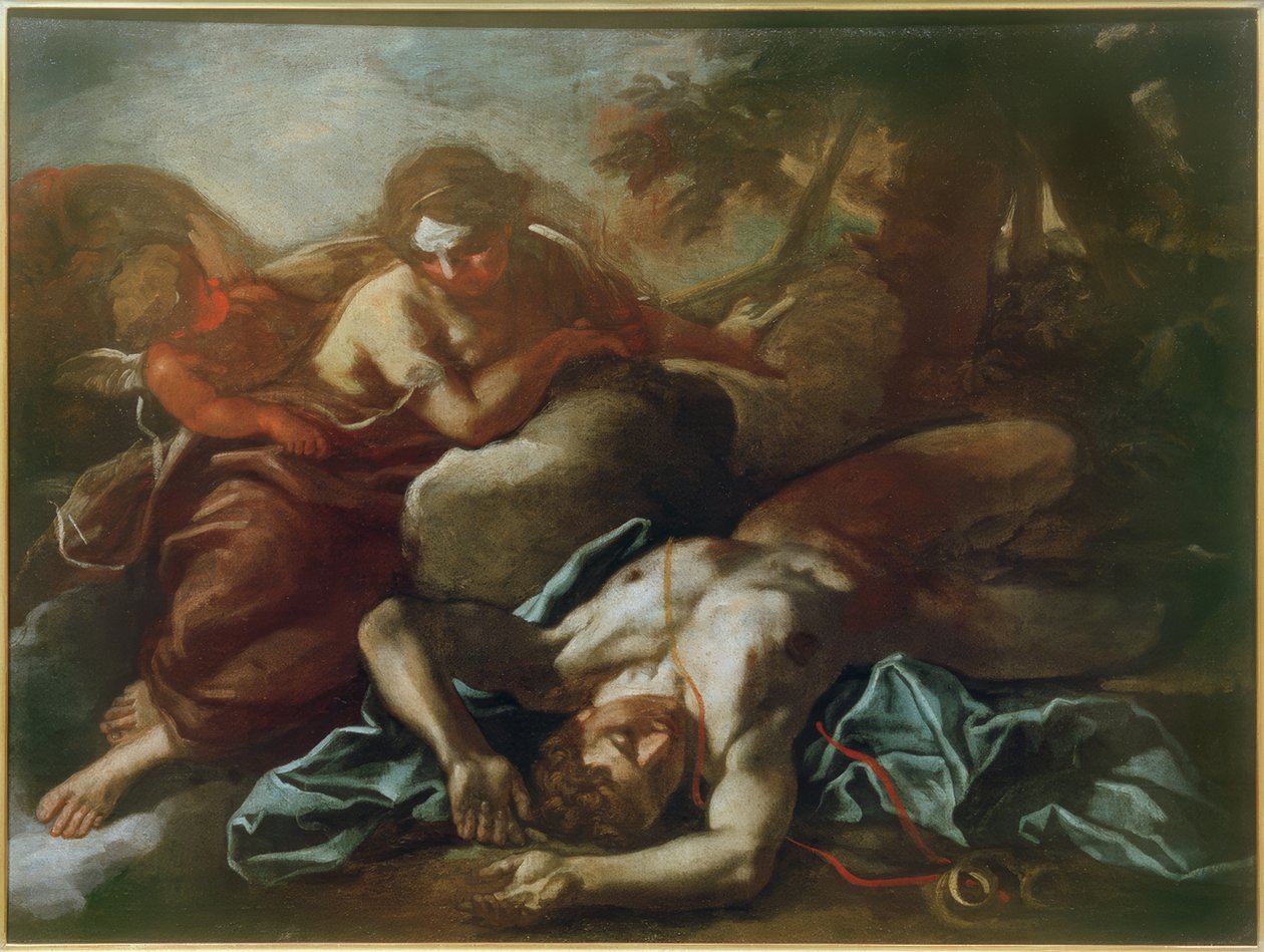 Venus treurt om de dood van Adonis door Daniel Seiter