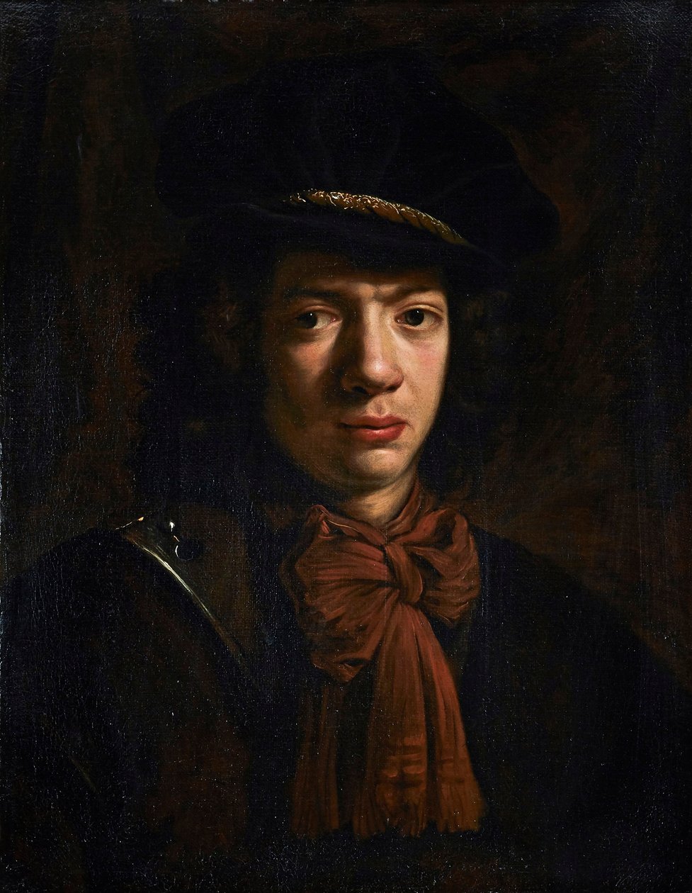 Portret van een onbekende man door Daniël de Koninck