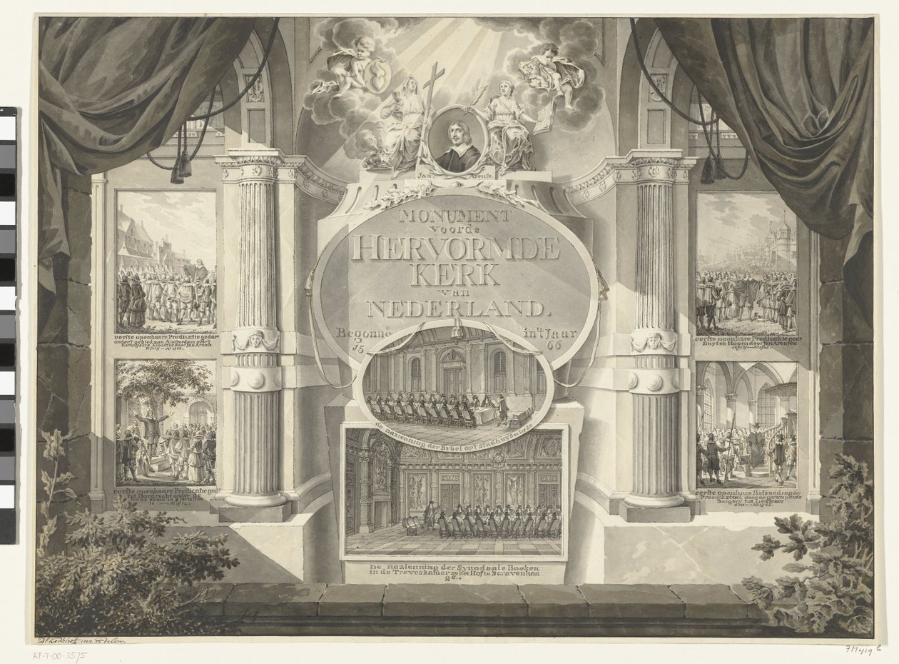 Monument voor de Hervormde Kerk van Nederland, vanaf 1566 door Daniël Kerkhoff