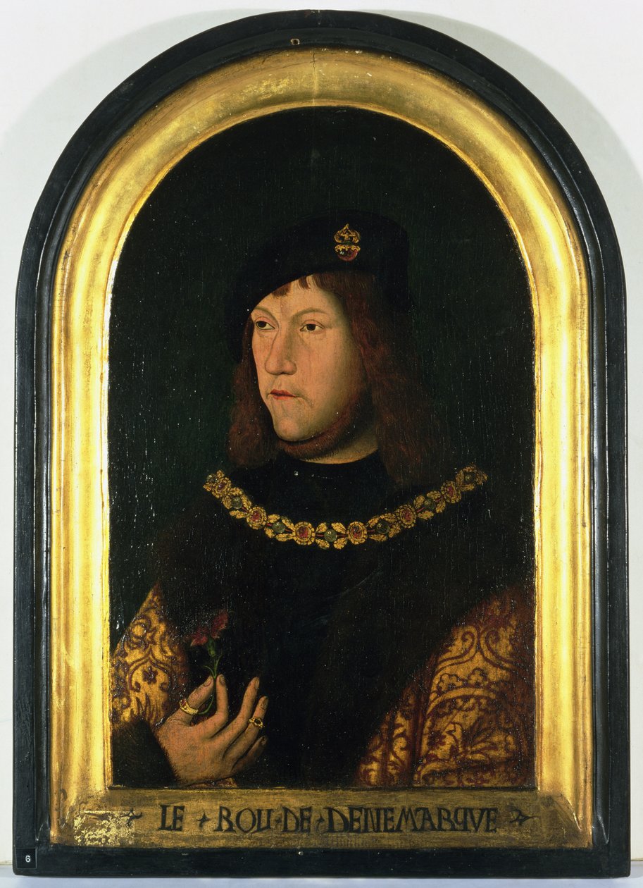 Frederik I (1471-1533) Koning van Denemarken, ca. 1520 door Danish School