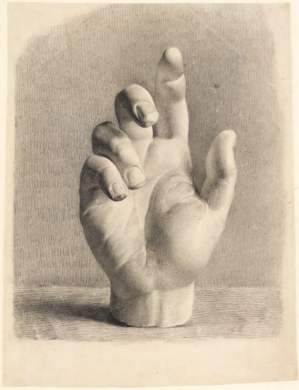 Een Hand, Getekend naar Gips door Dankvart Dreyer