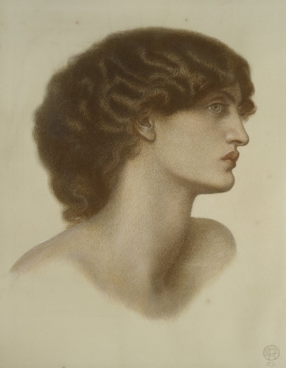 Perlascura, 1871 door Dante Gabriel Charles Rossetti