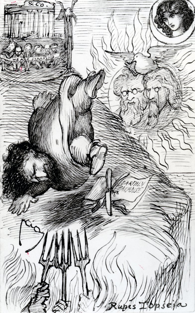 Rupes Topseia, 1874 door Dante Gabriel Charles Rossetti