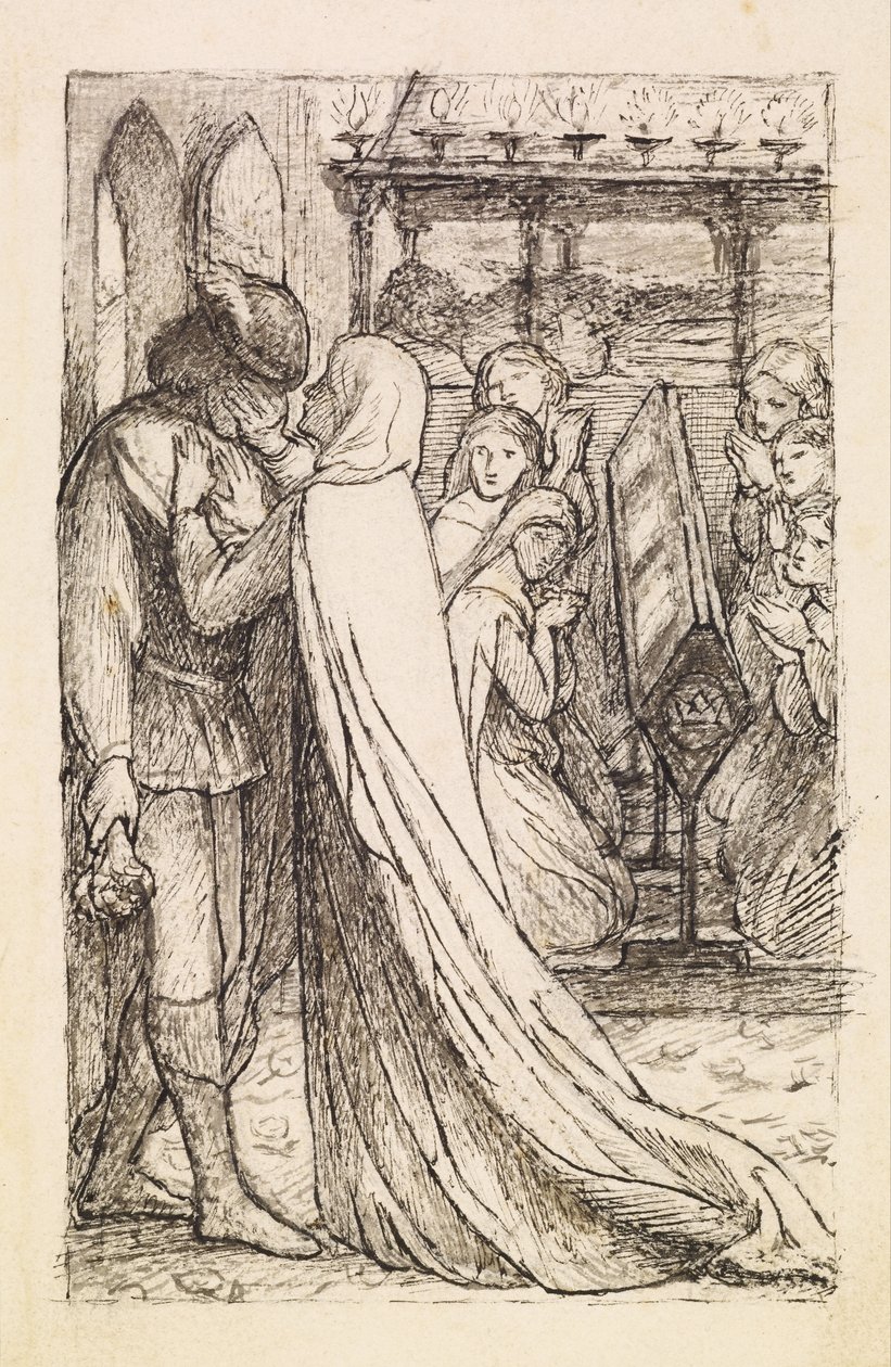 De vooruitgang van de prins door Dante Gabriel Charles Rossetti