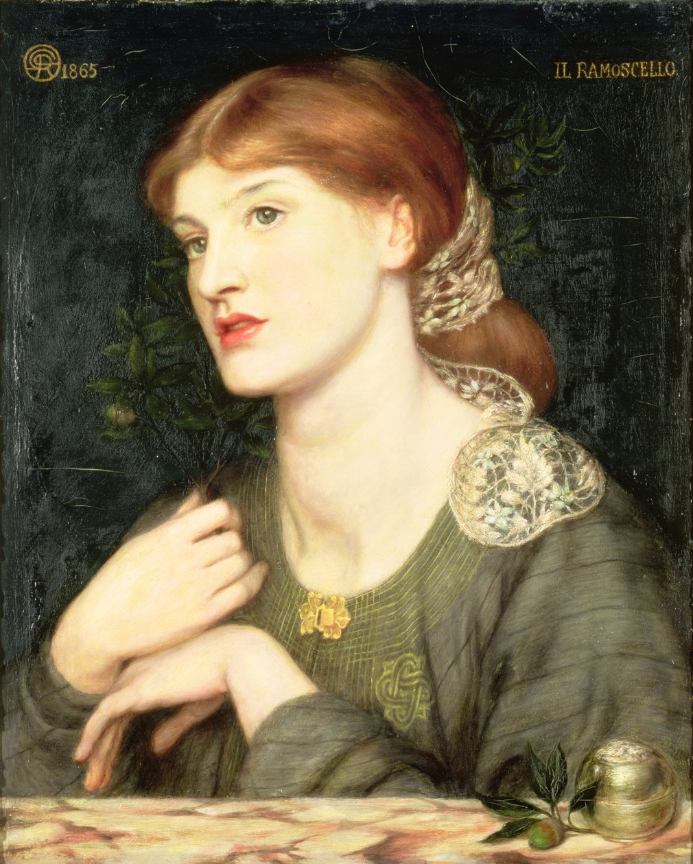 Il Ramoscello door Dante Gabriel Charles Rossetti