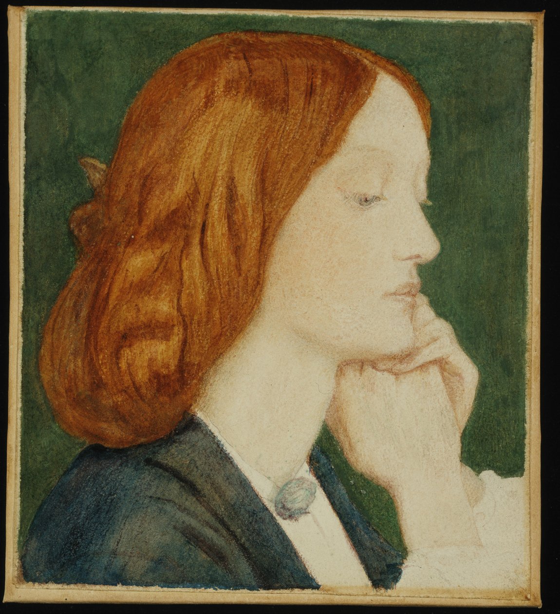 Portret van Elizabeth Siddal (1829-62) 1854 door Dante Gabriel Charles Rossetti