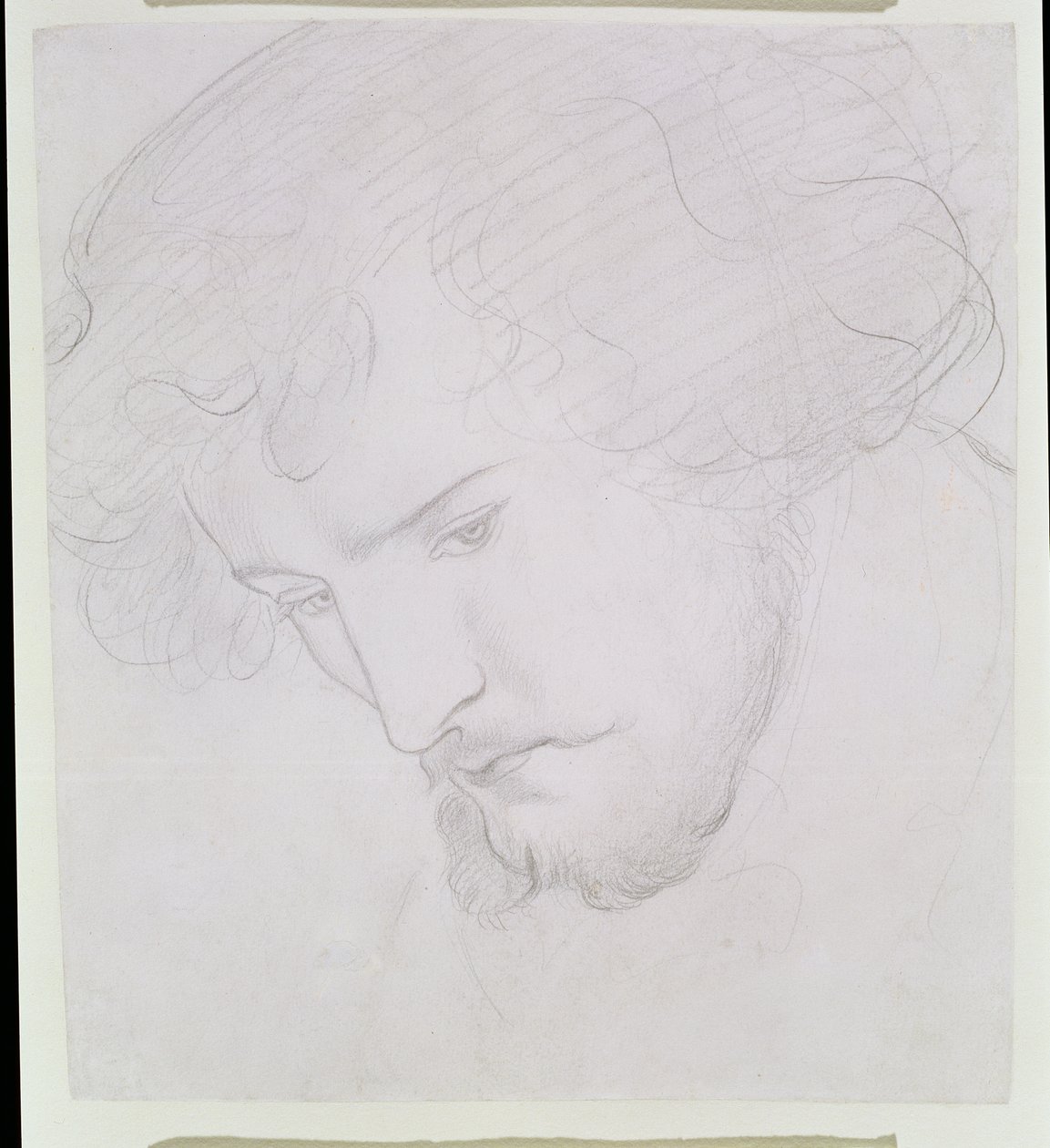 Het Zaad van David - Studie voor David, 1859-1862 door Dante Gabriel Charles Rossetti
