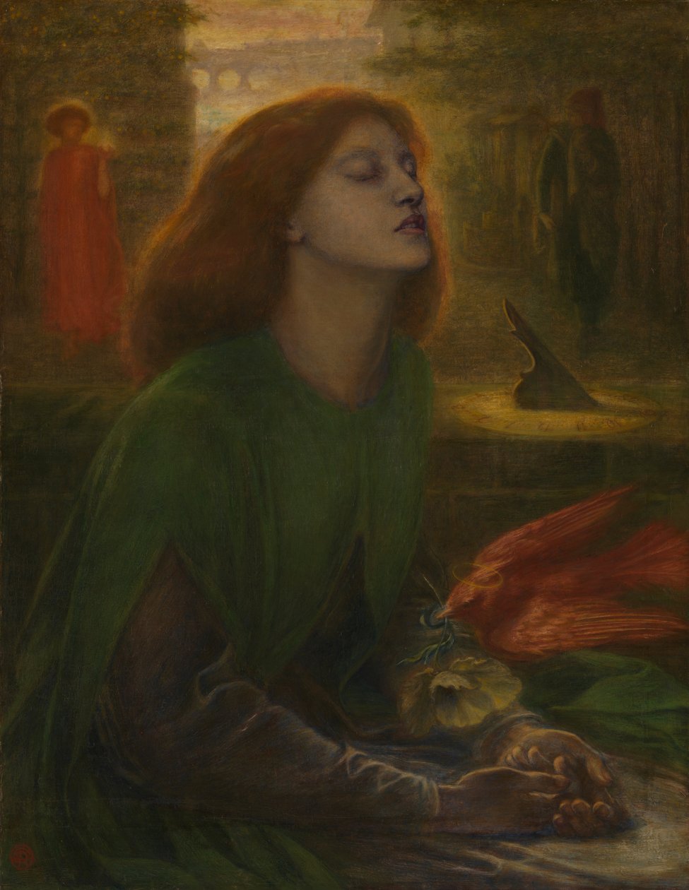 Beata Beatrix door Dante Gabriel Rossetti