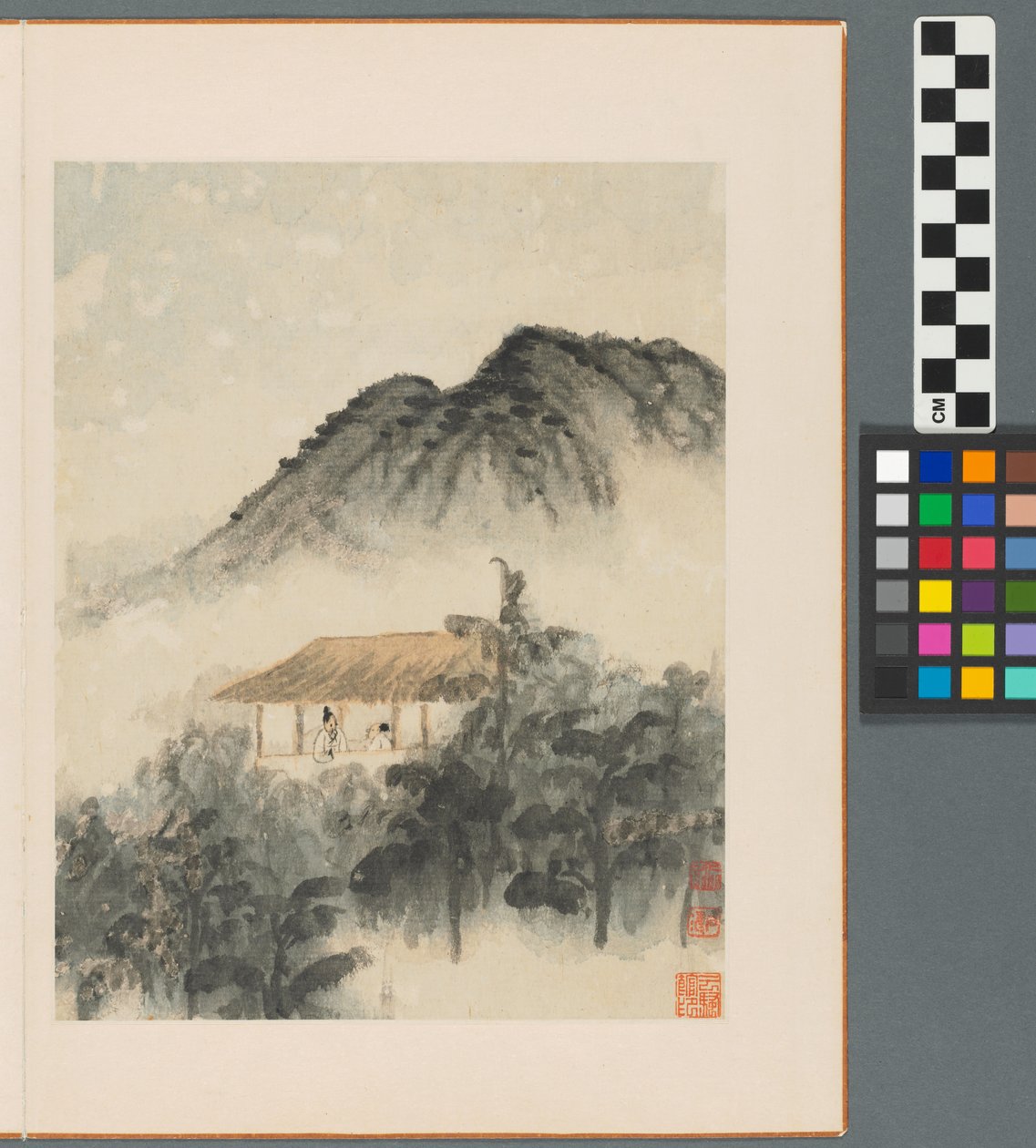 Herinneringen aan de Qinhuai Rivier, Qing Dynastie door Daoji Shitao