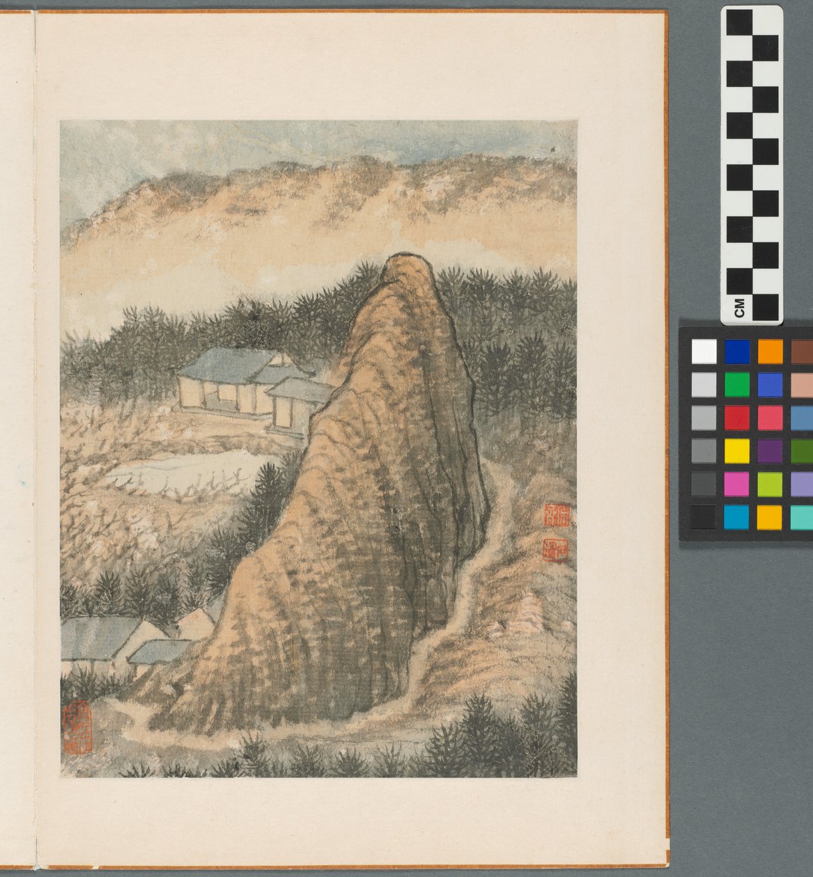 Herinneringen aan de Qinhuai-rivier, Qing-dynastie door Daoji Shitao