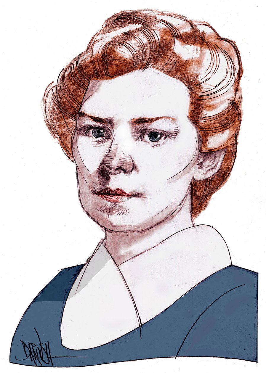 Ethel Lilian Boole Voynich, 2013 (digitale kleurpotloodtekening) door Dariush Radpour