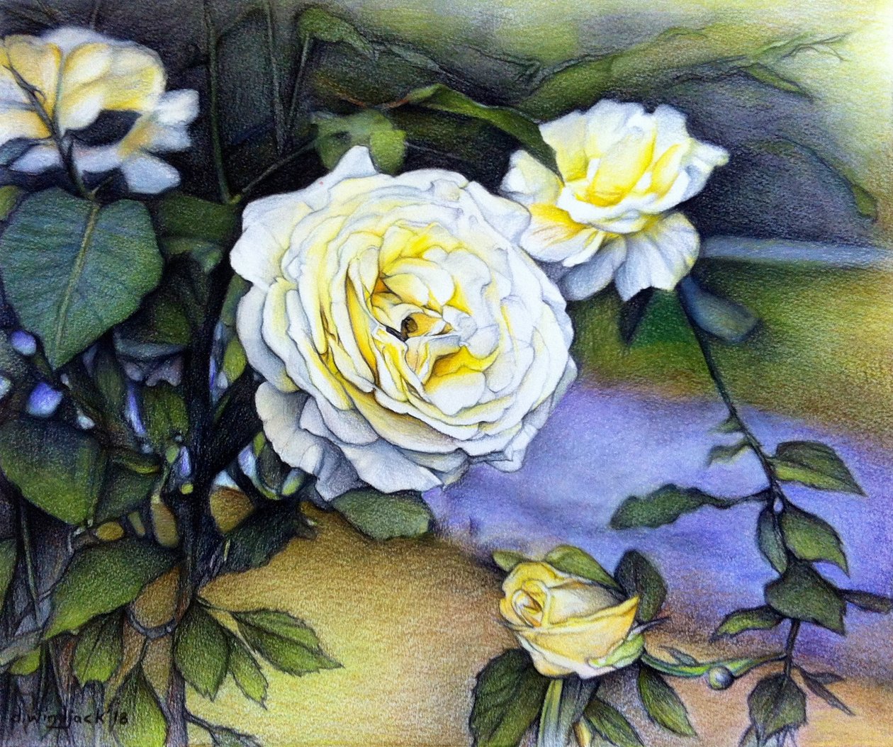 Alberta rozen in bloei, 2018 door Darrell Windjack