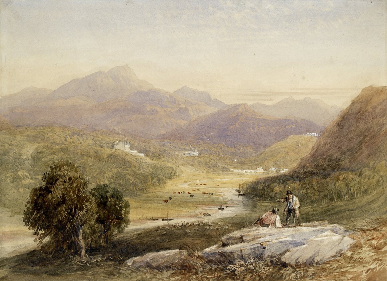 De Vale of Ffestiniog, Merionethshire door David Cox