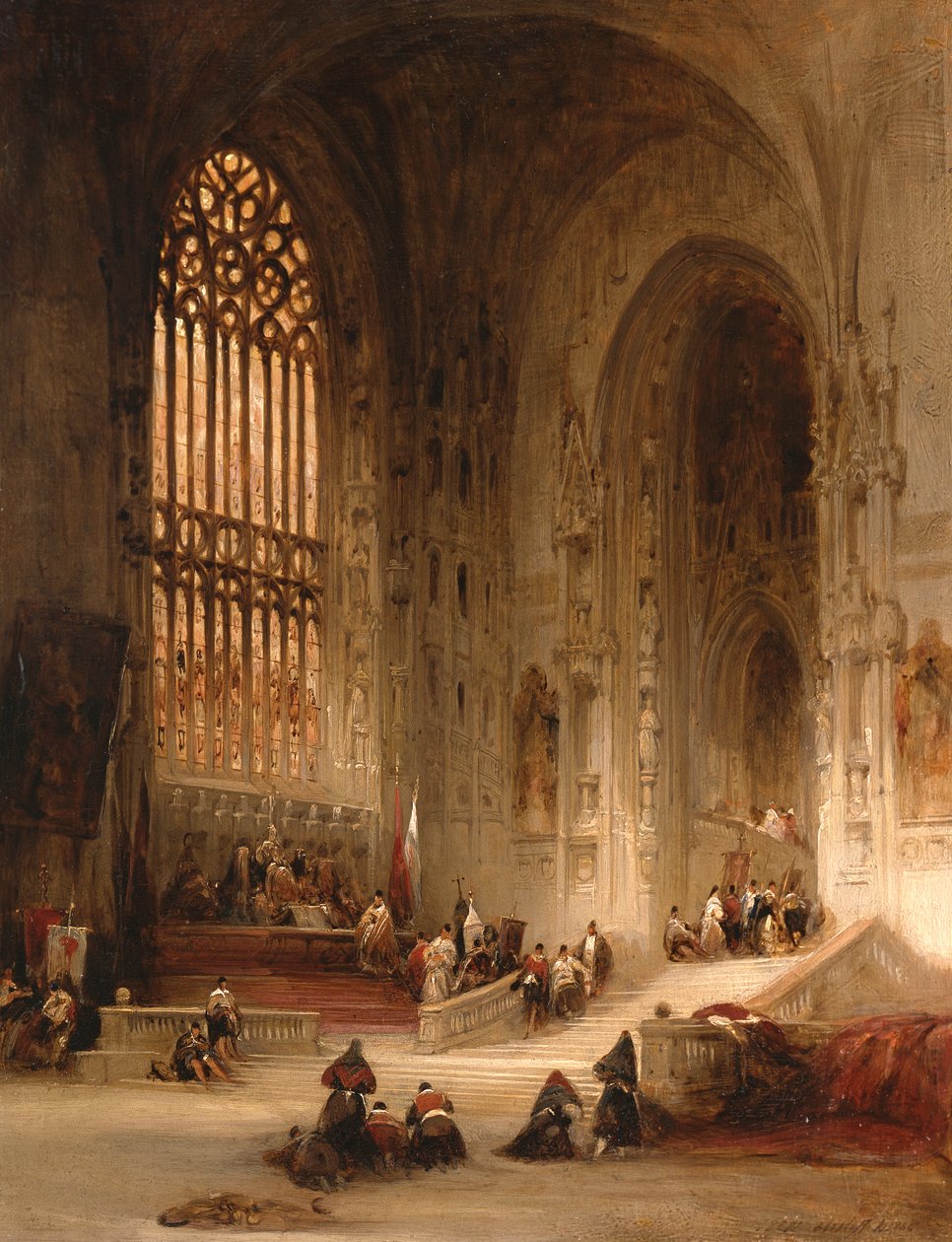 Kathedraal van Burgos, 1838 door David Roberts
