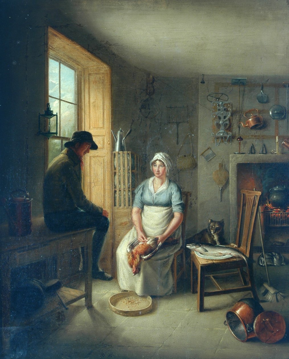 Jachtopziener en kok door David Wilkie