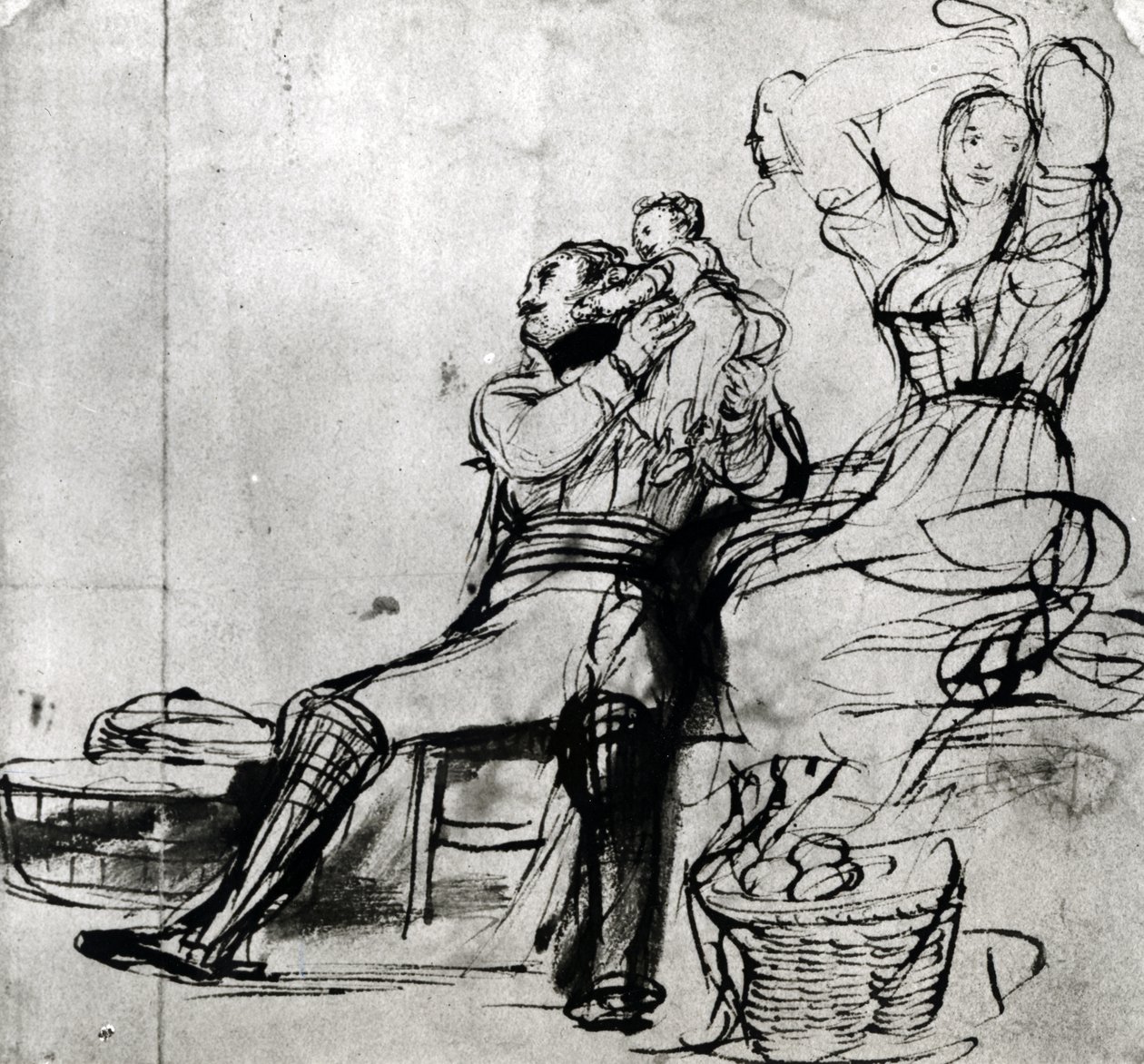 Studie van Figuren voor 