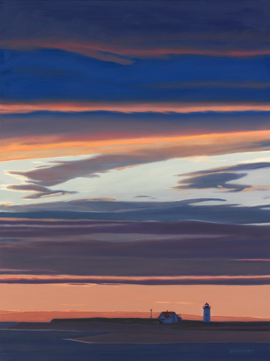 Race Point Finish, 2017 (olieverf op doek) door David Arsenault