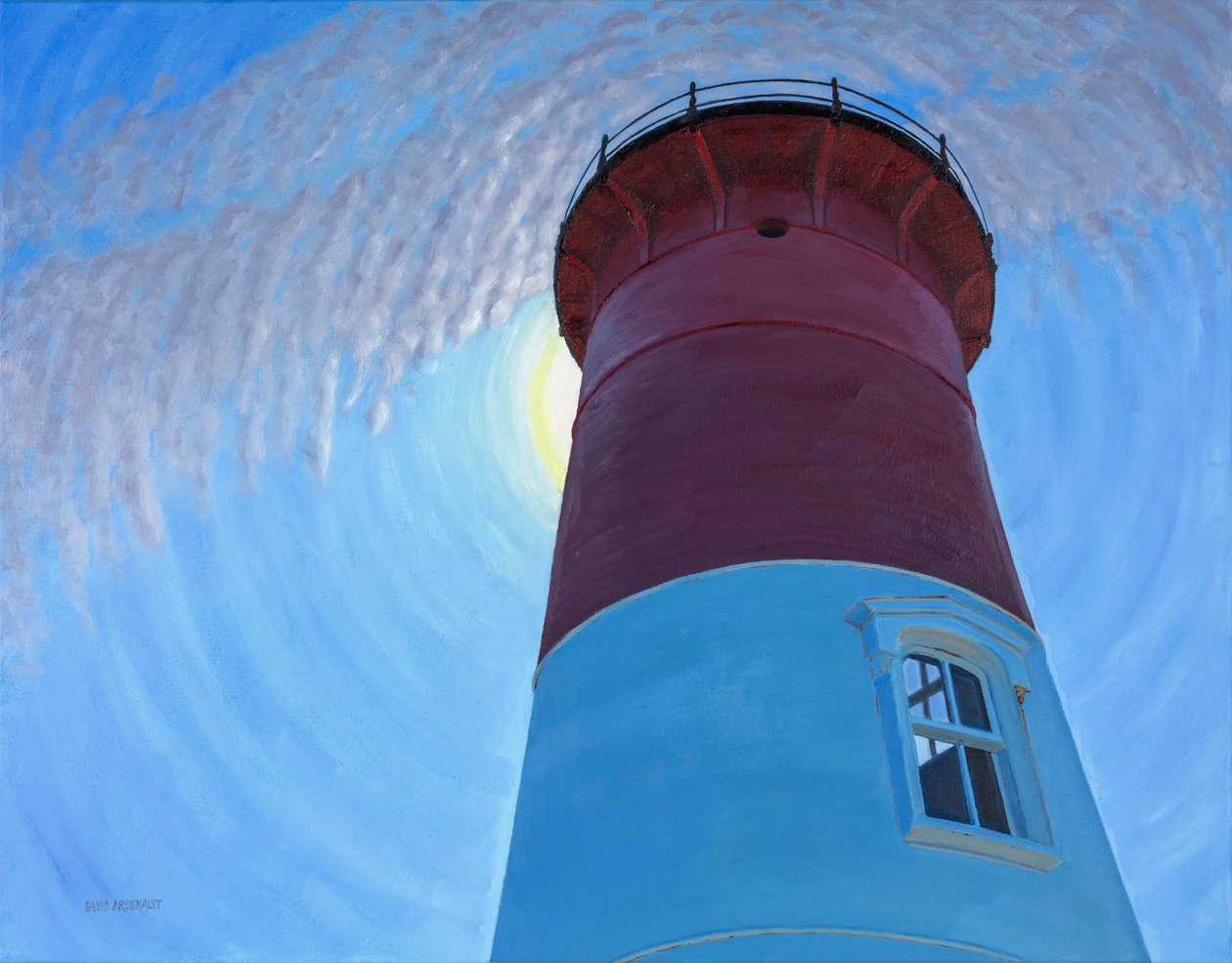 Het licht zien, 2017 (olieverf op doek) door David Arsenault