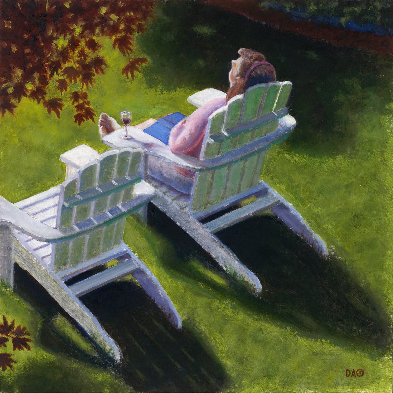 Souler Energy, 2012 (olieverf op canvasboard) door David Arsenault