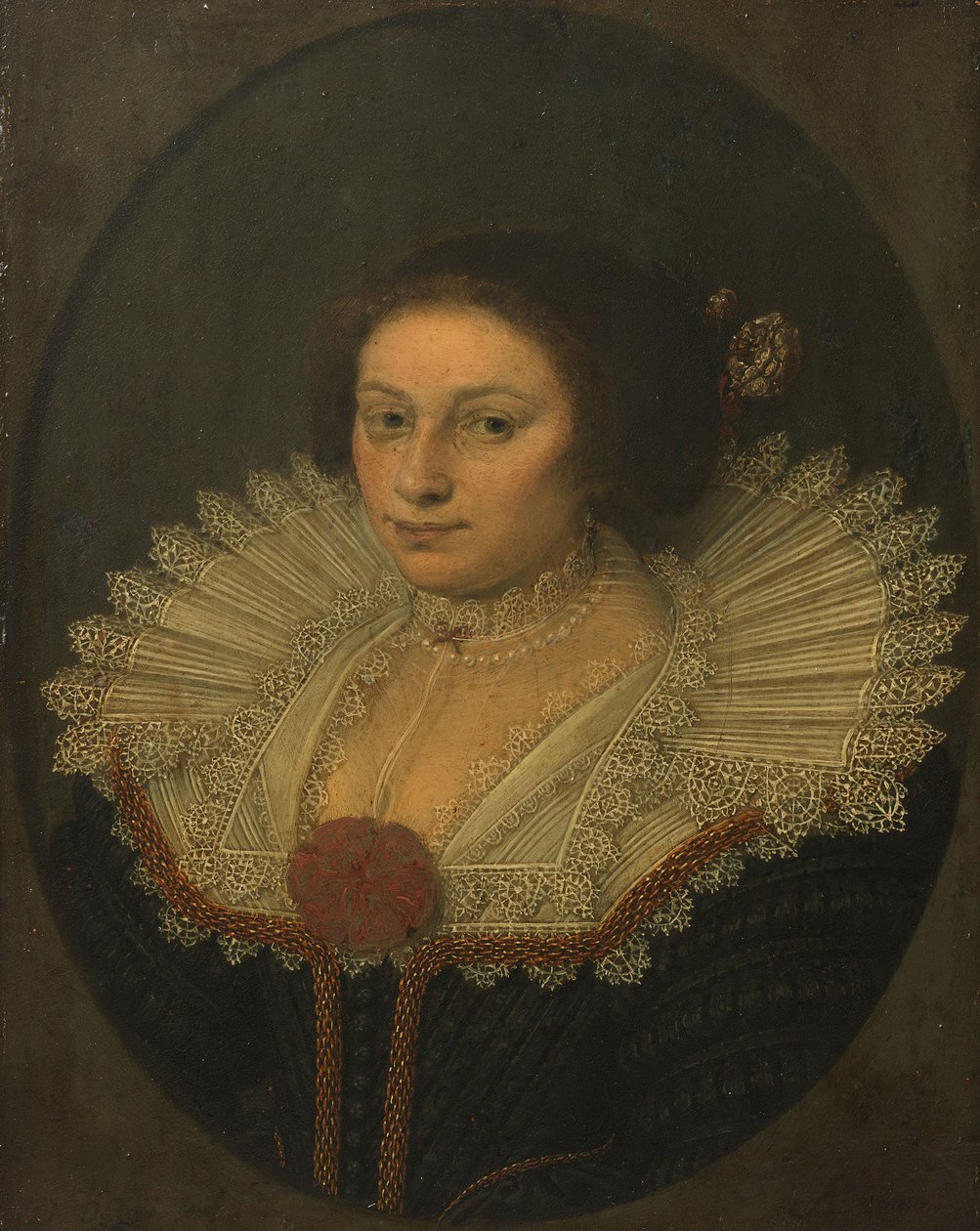 Portrait of Aertje Witsen door David Bailly