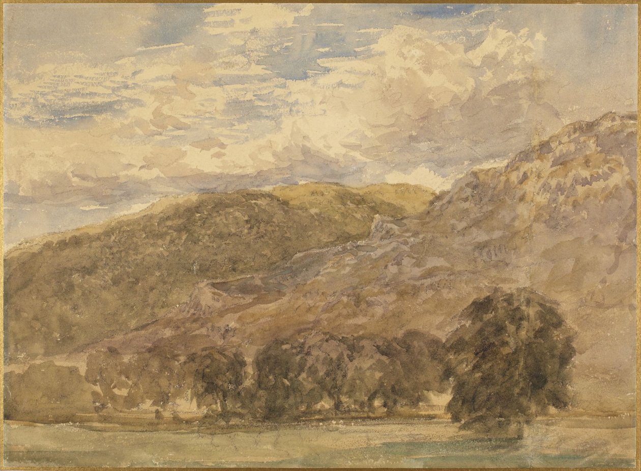 Landschap door David Cox