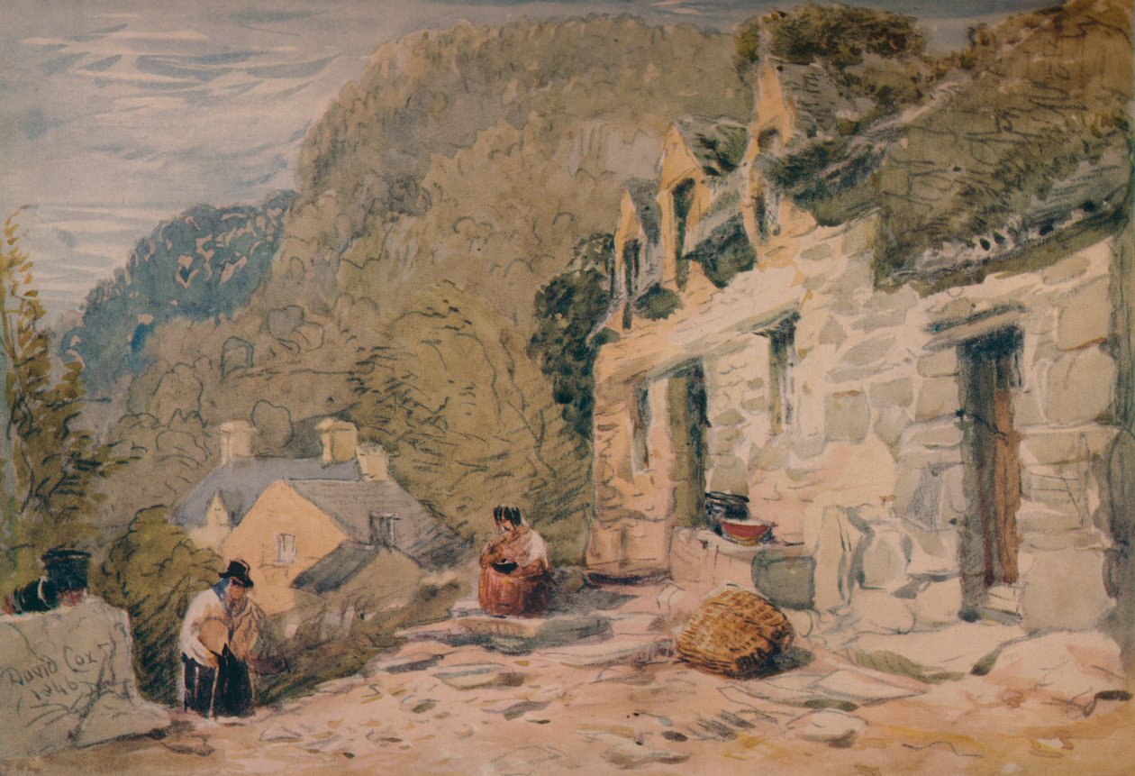 Black Jacks Cottage, Bettws-y-Coed door David Cox the elder