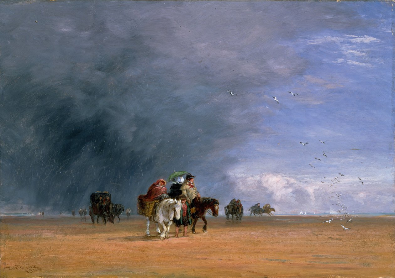 De Zanden Oversteken, 1848 door David Cox the elder