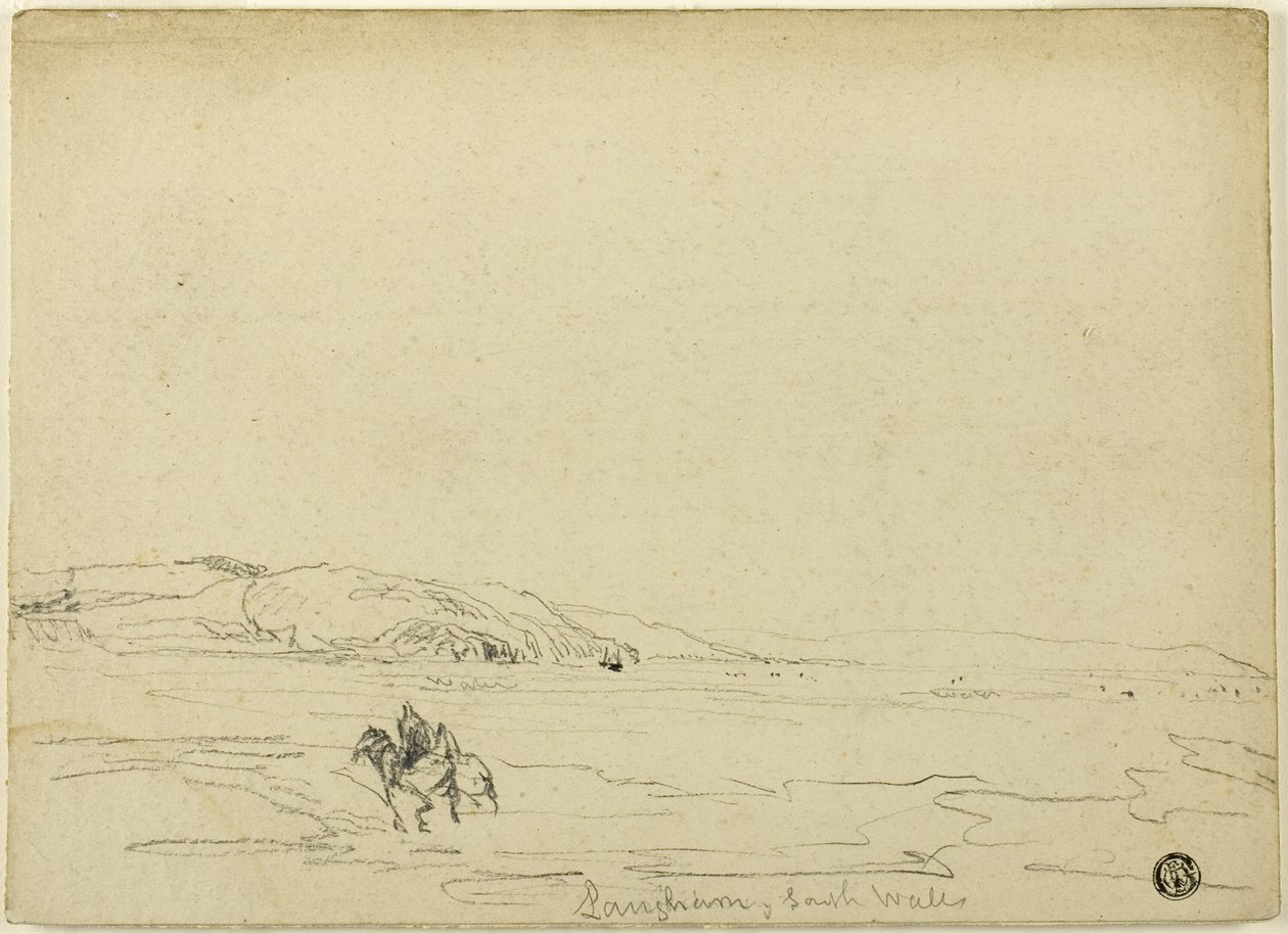 Langham, Zuid-Wales door David Cox the elder