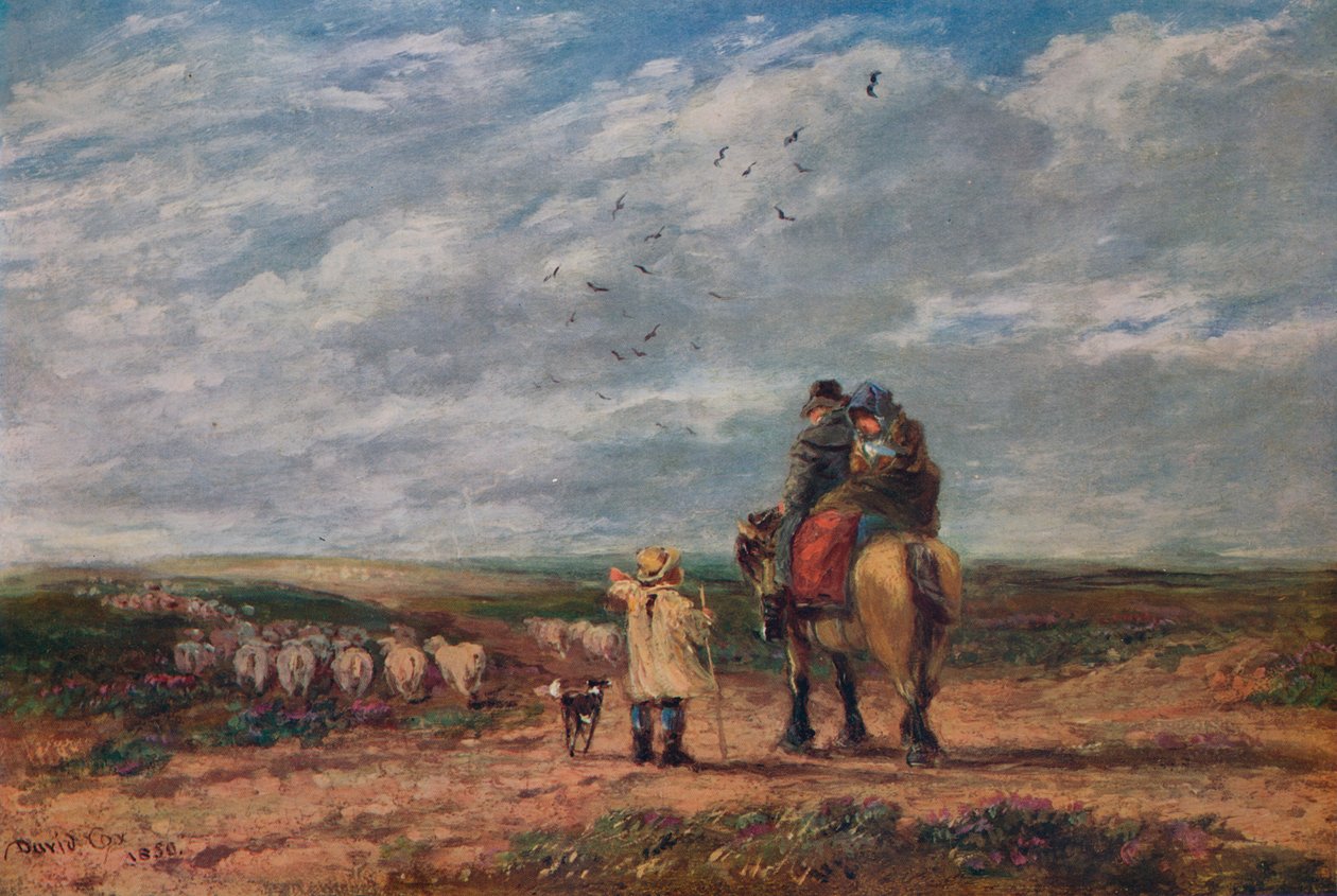 De Kruisweg, 1850 door David Cox the elder