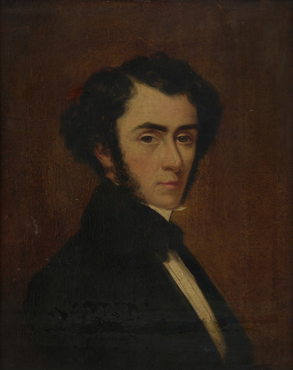 Zelfportret door David Evans