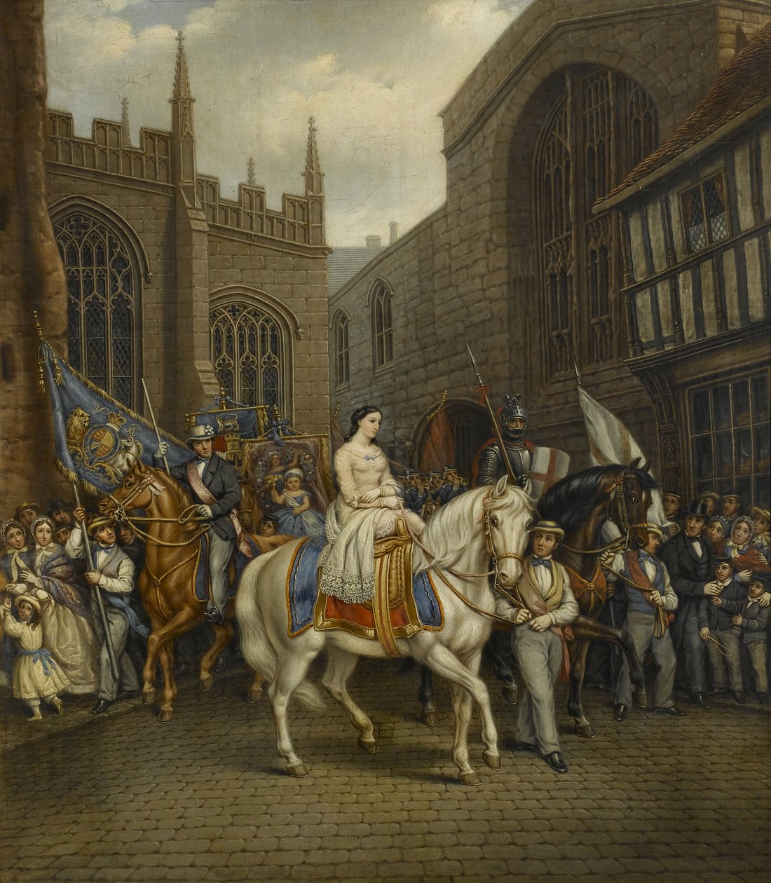 Lady Godiva-processie, Coventry, 1867 door David Gee